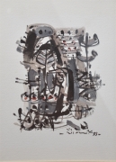 6-Essence of Culture Series I, 1993 RM 3,300.00-SOLD | Mixed media on paper | 28 x 19 cm