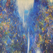 11-Waterdance …Blue Night Dreams, 1999 RM 60,500.00-SOLD | Acrylic on canvas | 140 x 180 cm