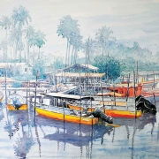 11-Tranquility, 2011 RM 2,200.00-SOLD | Watercolour on paper | 50 x 70 cm