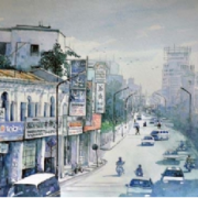 5-Penang Street, 2011 RM 1,980.00-SOLD | Watercolour on paper | 50 x 70 cm