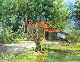 48-Shafurdin Habib, Sg Besar Series 2 (2010) 30.5cm x 45.8cm, Watercolour on Paper